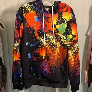 LAIDIPAS Abstract ART SPLATTER HOODIE